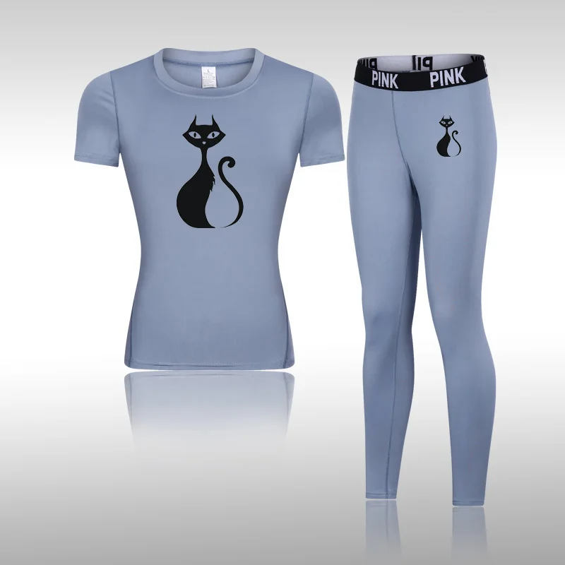 2Pcs Women Jogging Suit Solid Color Tracksuits Yoga Clothing Set Sports Women Outfit Fitness Set Athletic Wear Gym Quick Drying - Image 24