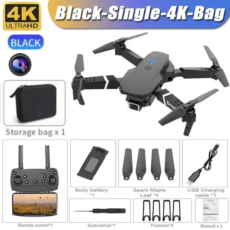 2025 E88Pro RC Drone 4K Professinal With 1080P Wide Angle HD Camera Foldable Helicopter WIFI FPV Height Hold Gift Toy - Image 14