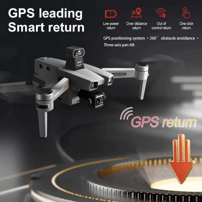 2025 New 8K AE86 Pro Max Drone Professional aerial photography HD 8K With Screen Remote Control 10KM Obstacle Avoidance - Image 4