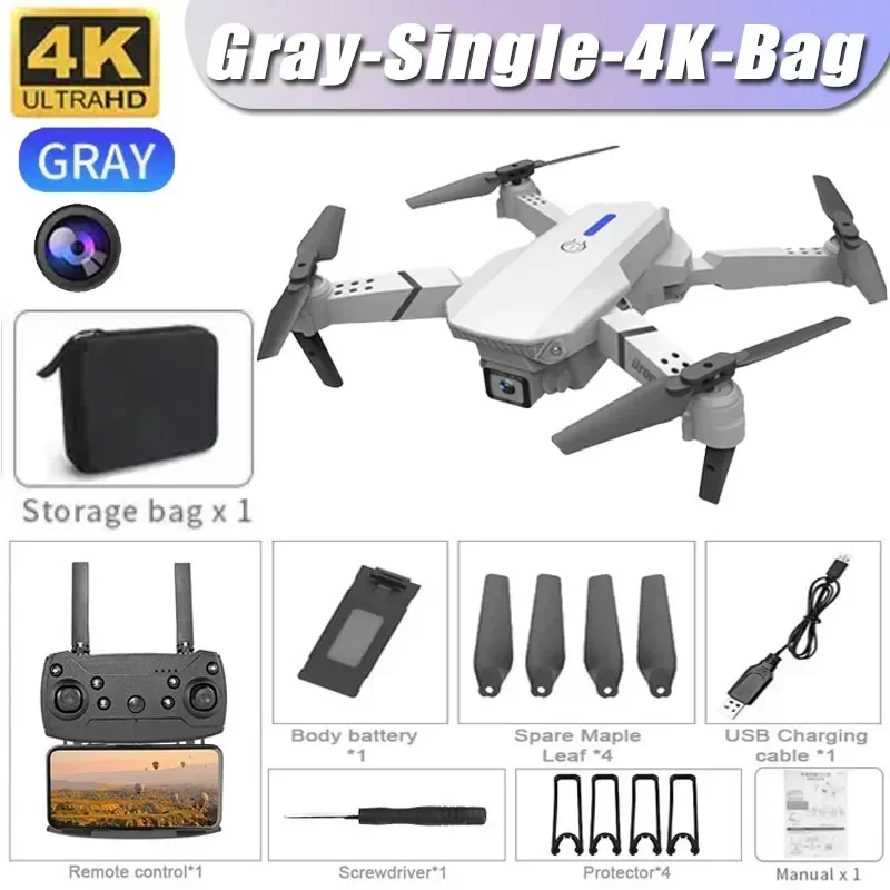 2025 E88Pro RC Drone 4K Professinal With 1080P Wide Angle HD Camera Foldable Helicopter WIFI FPV Height Hold Gift Toy - Image 7