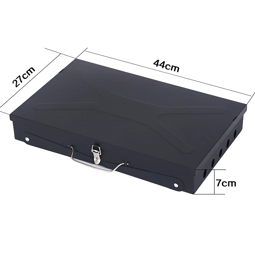 Stainless Steel Portable BBQ Grill Lightweight Folding BBQ Charcoal Grill Multifunction for Outdoor Cooking Camping Picnics - Image 6