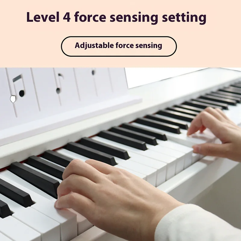 88 Key Digital Piano Professional Electronic Piano Keyboard 3 Pedals Sustain For Beginners Home Practice Entry-Level Instrument - Image 3