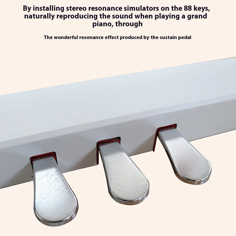 88 Key Digital Piano Professional Electronic Piano Keyboard 3 Pedals Sustain For Beginners Home Practice Entry-Level Instrument - Image 6