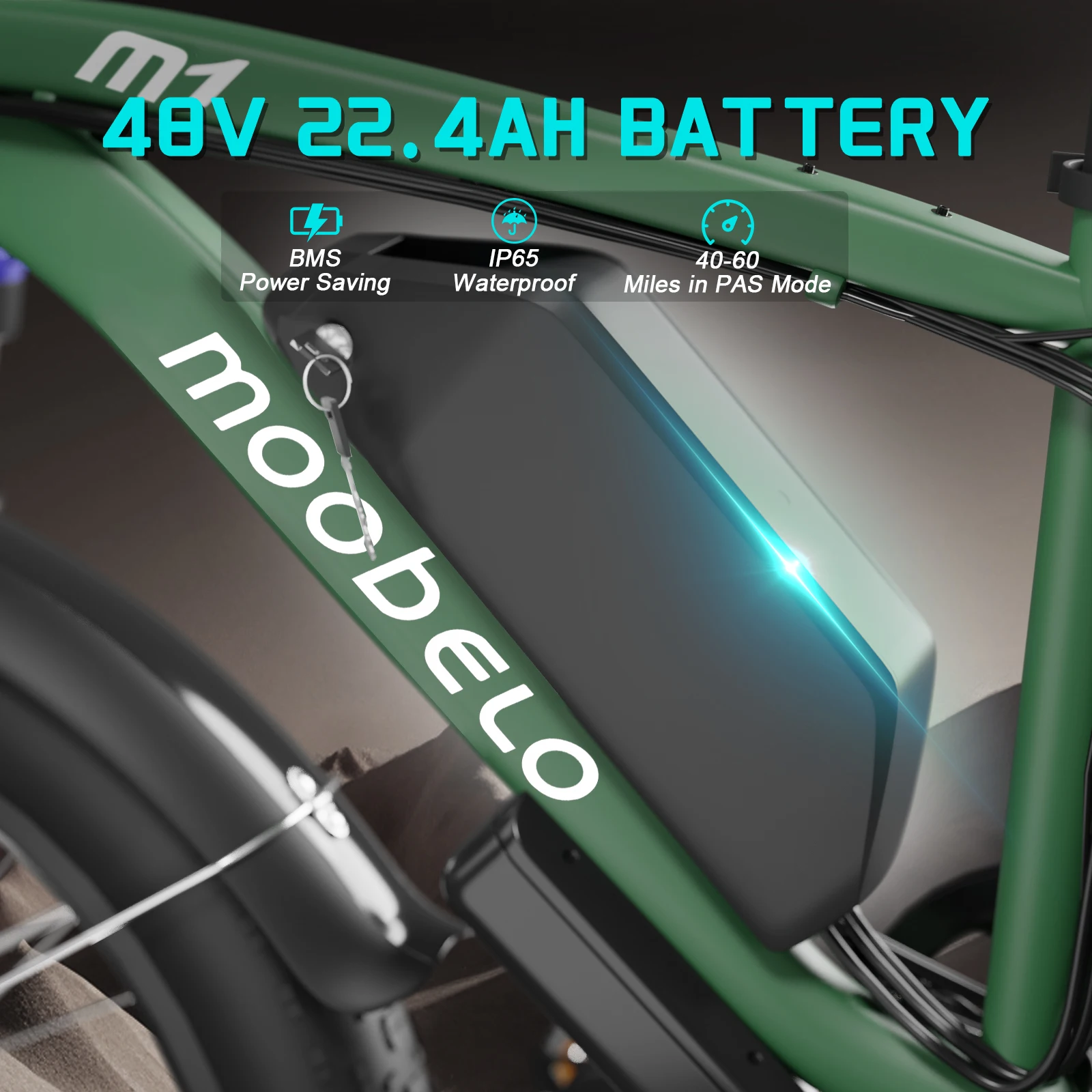 48V 2000W Dual Brushless Geared Motor E Bike for Adults Electric Bicycle with Fast Charging Battery Ideal for US Daily Commute - Image 3