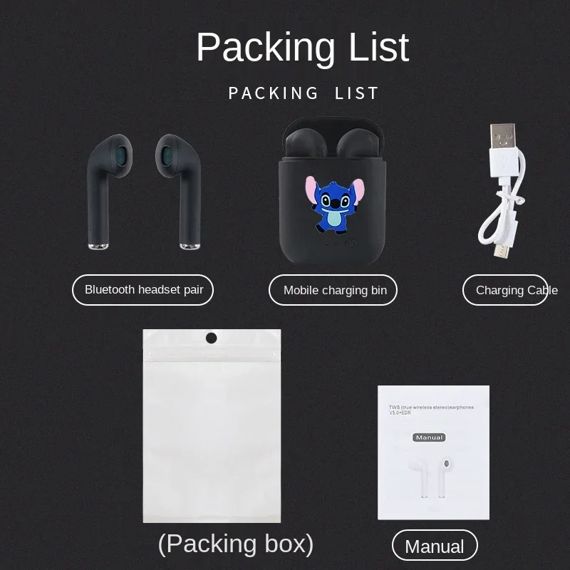 New Disney Wireless Bluetooth Earphones I7 Mini2 Binary Stereo Exercise 5.0 Sports Mini Bluetooth Phone for Xiaomi Huawei iPhone - Image 16