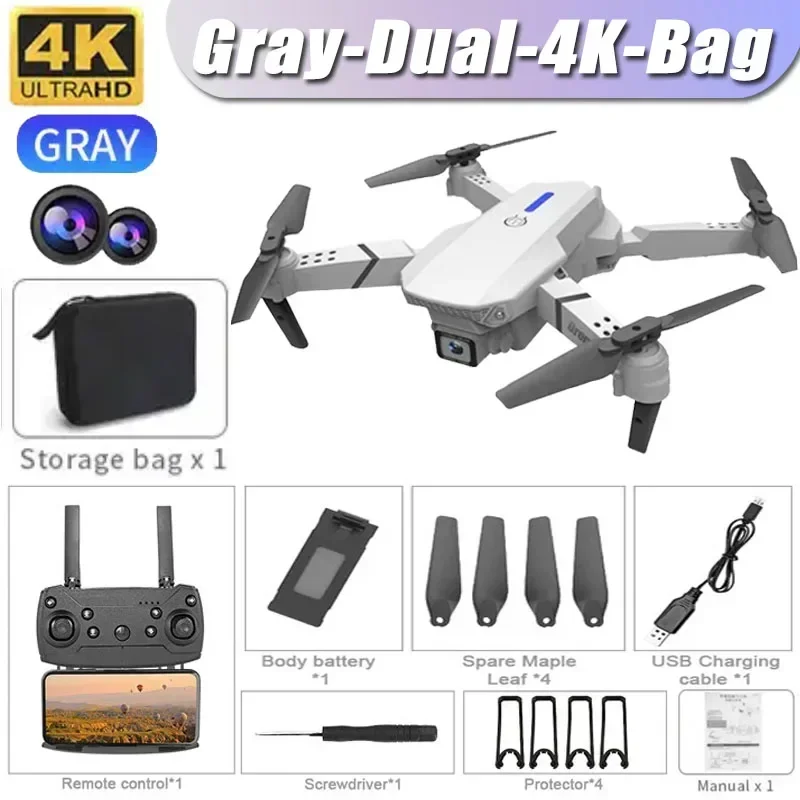 2025 E88Pro RC Drone 4K Professinal With 1080P Wide Angle HD Camera Foldable Helicopter WIFI FPV Height Hold Gift Toy - Image 13
