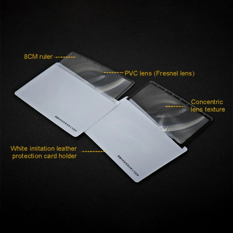 Solar Igniter Fire Starter Ruler Emergency Magnifier Portable Pocket Magnifying Sheet Card for Outdoor Camping Traveling Climb - Image 2