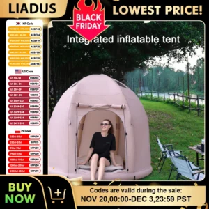 Inflatable Tent Air 3 ~ 4 People One-touch Outdoor Camping Waterproof Tent 4 ~ 5 People Shelter Ultralight  Automatic Foliding