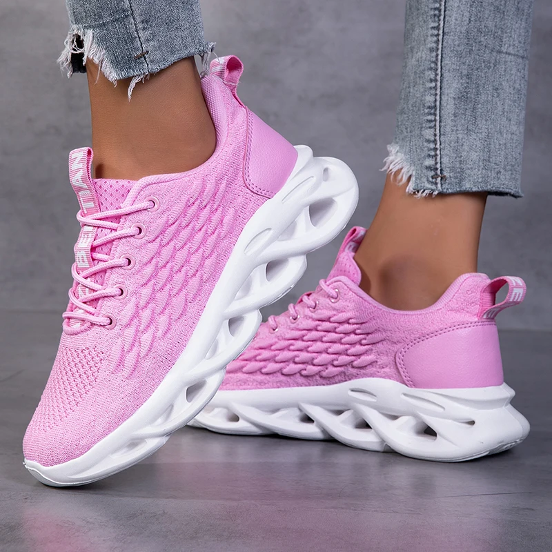 Women's Shoes Breathable Non-slip Casual Sneakers Lightweight Outdoor Comfortable Platform Walking Shoes - Image 7