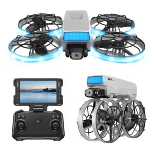AXNEN XJ2 Mini Drone 8K HD Camera, Foldable Brushless RC Quadcopter, Remote Control Toy for Kids Teens Beginners, Gift Drone