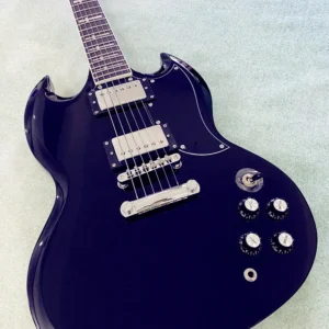 Vicers Rosewood Fingerboard SG Electric Guitar HH Pickups, Chrome Hardware, Mahogany Body, 22 Frets