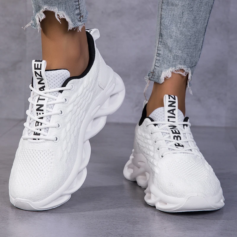 Women's Shoes Breathable Non-slip Casual Sneakers Lightweight Outdoor Comfortable Platform Walking Shoes - Image 3