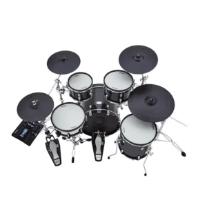 Flagship-Grade Electronic Drum Set, 9-Pad Kit with Mesh Heads, Silent Practice Instrument for Home Studio and Stage Use