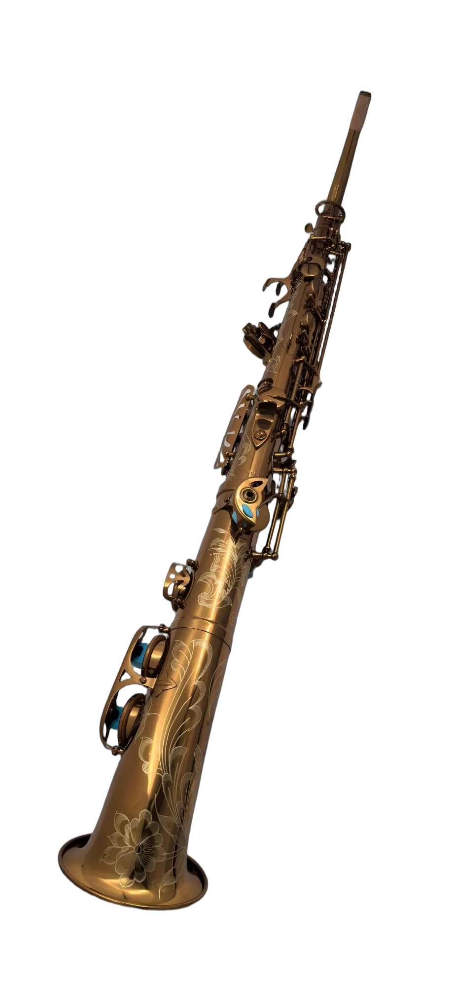 2025 Straight Alto Saxophone – Champagne Gold Lacquer | High F# Key | Warm, Open Sound - Image 5