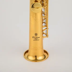 Japan 875 Straight Soprano Saxophone Bb B Flat Sax Saxophone Woodwind Instrument Natural Shell Key Carve Pattern