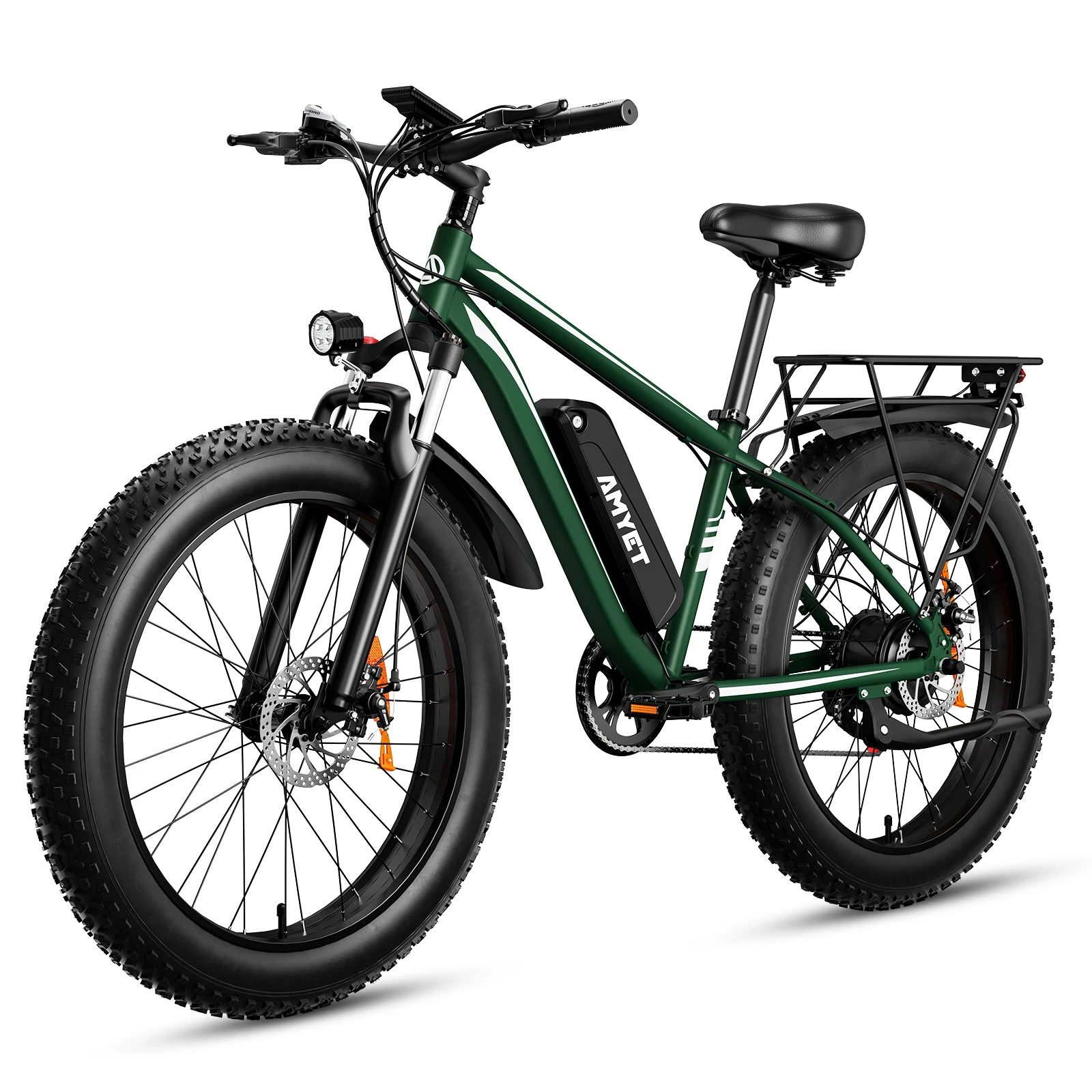 AMYET Electric Bike EB26 Adults Electric Bicycle Peak 1500W 48V 15AH e bike 26" Fat Tire Mountain Bike 31mph Electric Dirt Bike - Image 7