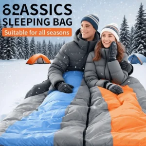 1 Adult Sleeping Bag, Portable Outdoor Camping, Thickened Quilt, Suitable for All Seasons
