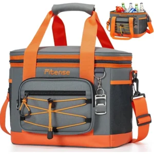 Insulated 20L 33L Collapsible Soft Cooler Bag with 4Layer Leakproof Design for Portable Ice Chest Use in Camping Beach Trips Tr