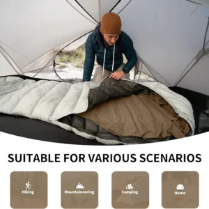 Ultralight Washable Sleeping Bag Liner,Lightweight Adult Sleep Sack & Travel Sheets for Backpacking,Hotel,Camping,Hostels