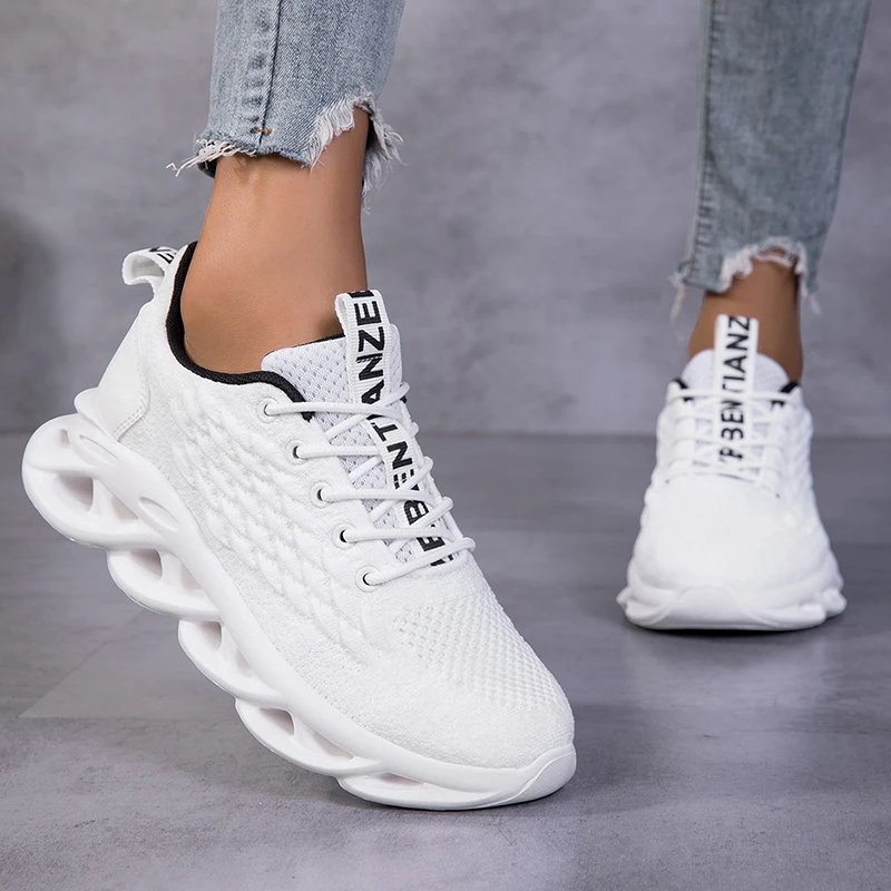 Women's Shoes Breathable Non-slip Casual Sneakers Lightweight Outdoor Comfortable Platform Walking Shoes - Image 4