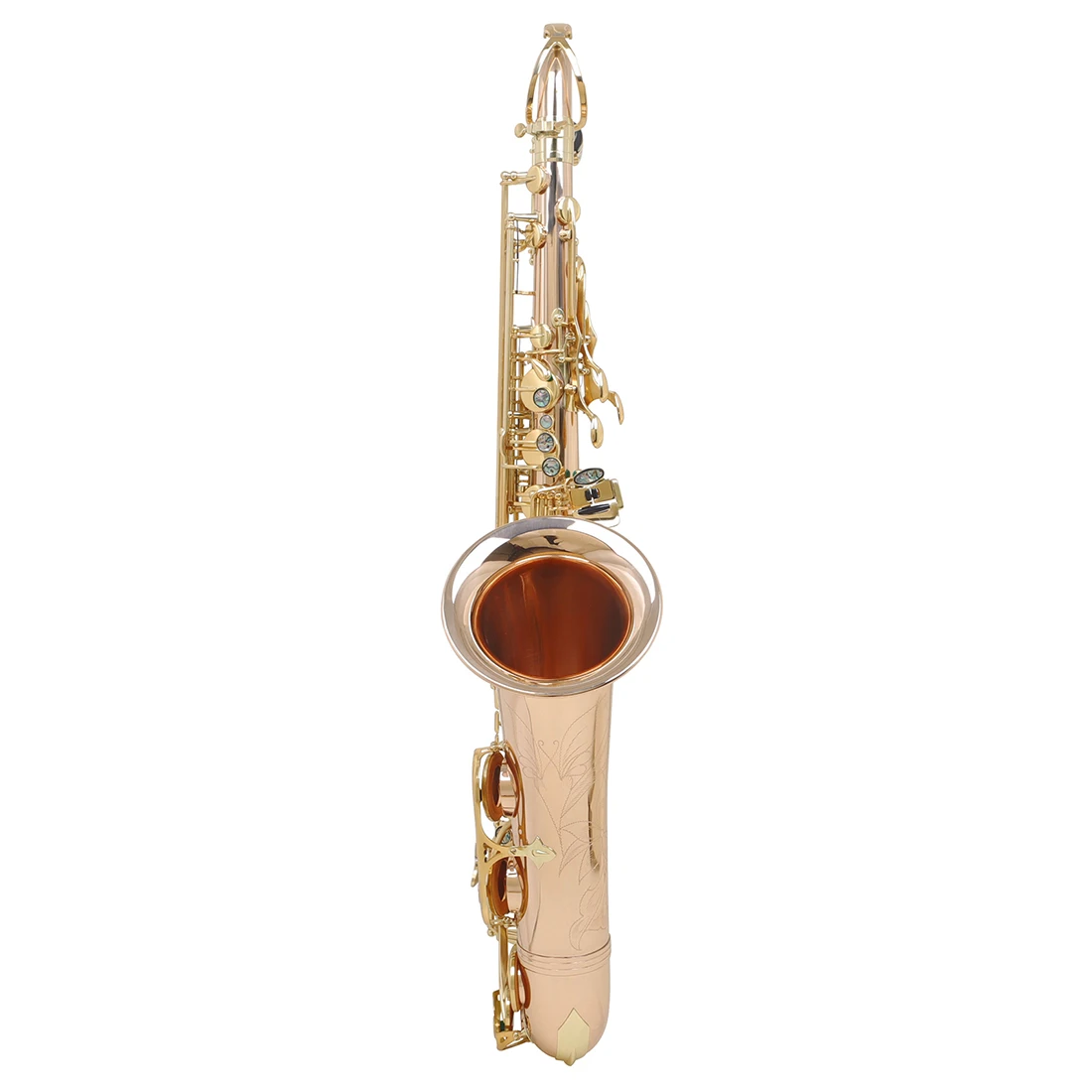 Hot Selling Rose Gold Saxophone Bb Tenor Saxophone Phosphorous Copper Musical Instrument Professional with Case Brush Trimmer - Image 3