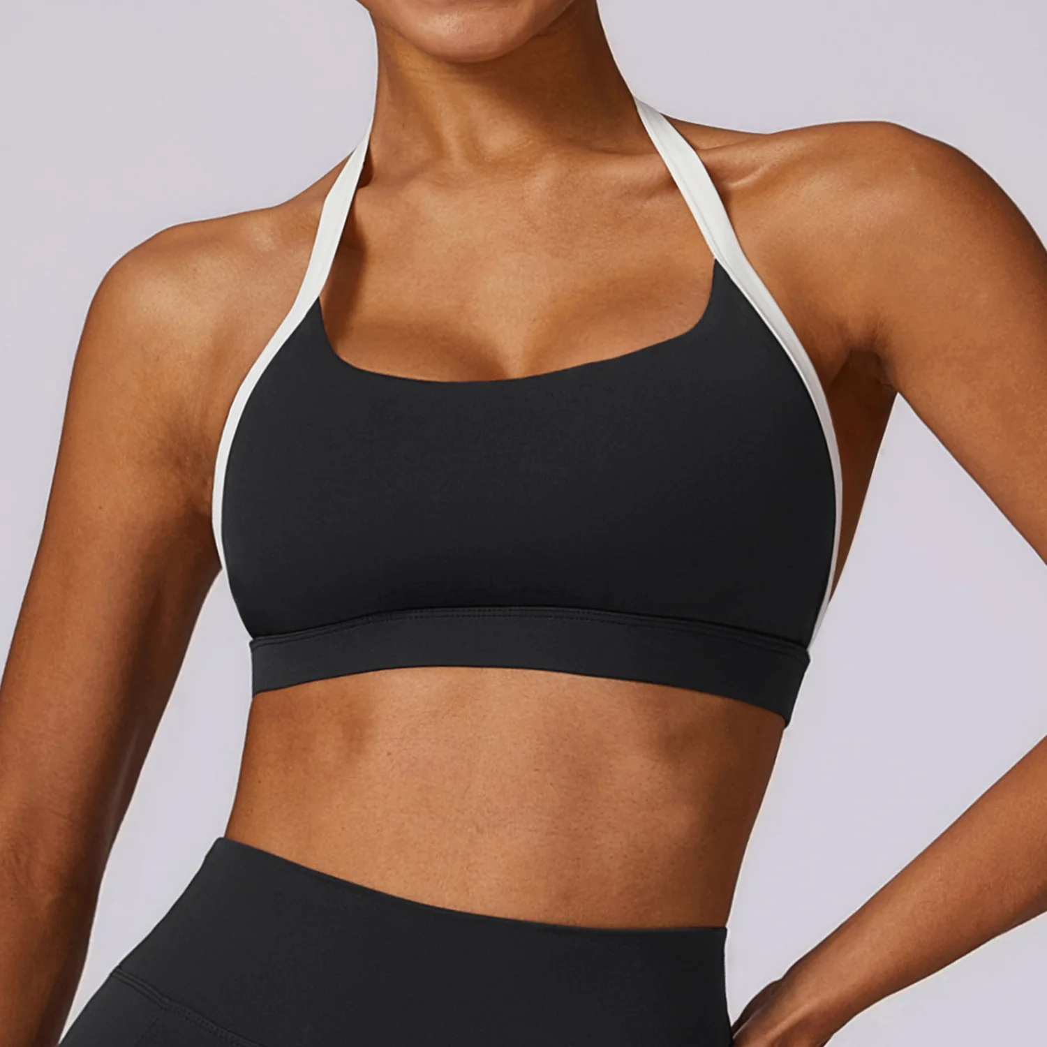 Gym Sport Underwear Sports Bra Anti-sweat Breathable Sexy Yoga Bra Shockproof Crop Top Fitness Top Push up Workout Top Women - Image 8