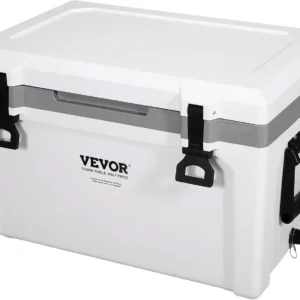 Ultra-Light Hard Cooler, Ice Retention Cooler with Heavy Duty Handle, Ice Chest Lunch Box for Camping, Travel, Outdoor, Keeps Co