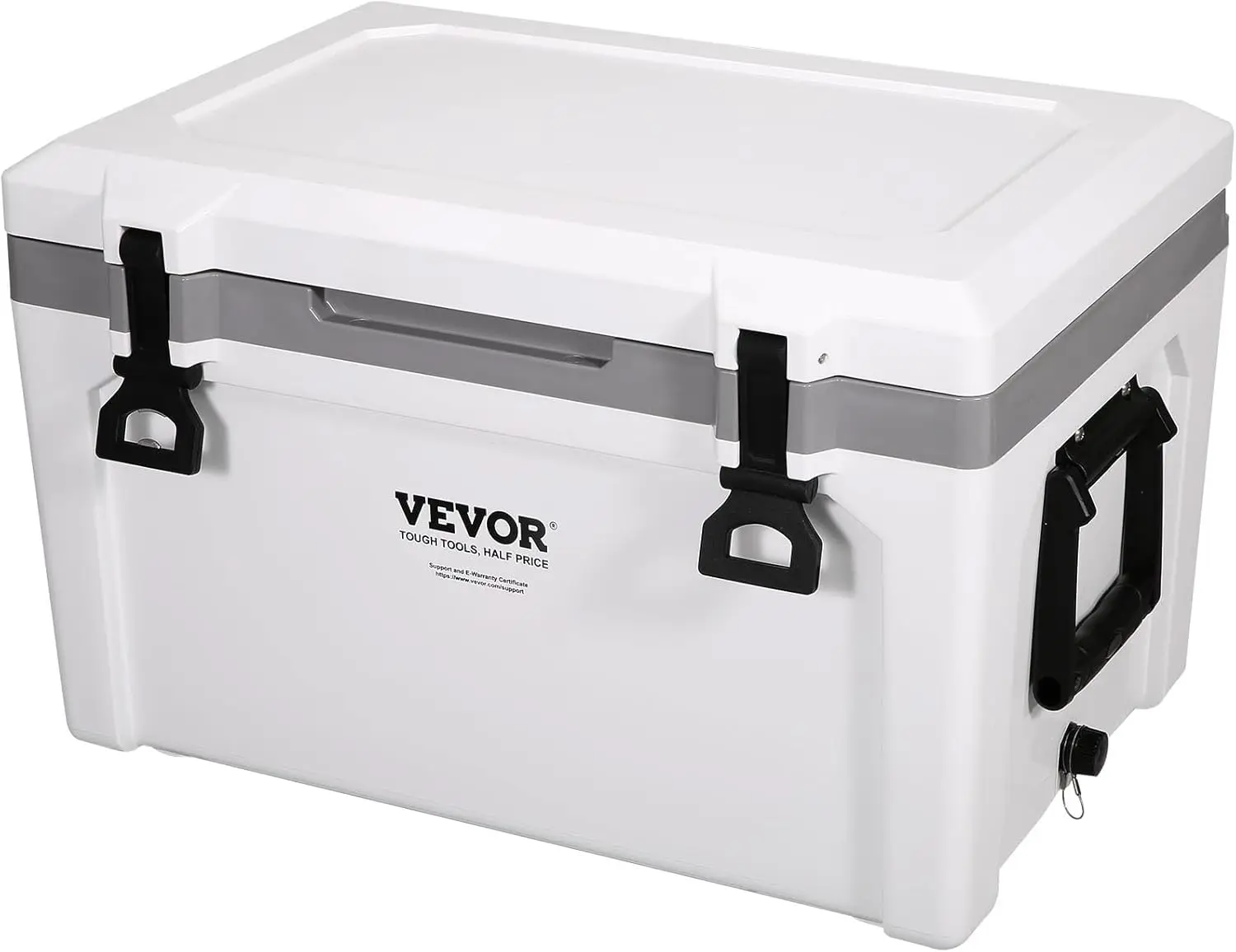 Ultra-Light Hard Cooler, Ice Retention Cooler with Heavy Duty Handle, Ice Chest Lunch Box for Camping, Travel, Outdoor, Keeps Co