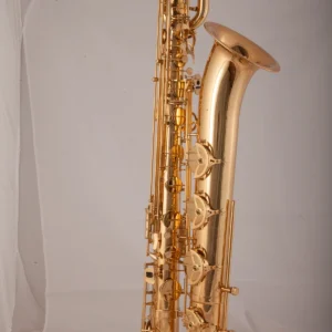 Real Pictures Baritone Saxophone Brass Plated Professional Woodwind Instruments With Case Accessories