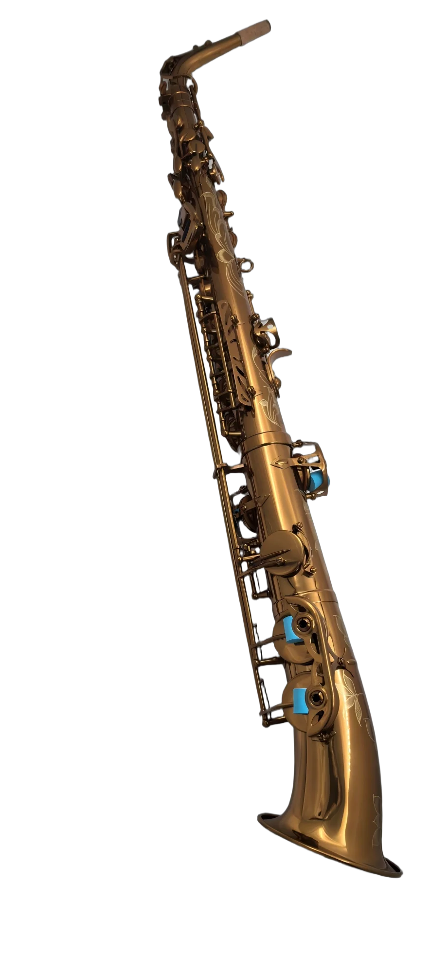 2025 Straight Alto Saxophone – Champagne Gold Lacquer | High F# Key | Warm, Open Sound - Image 6