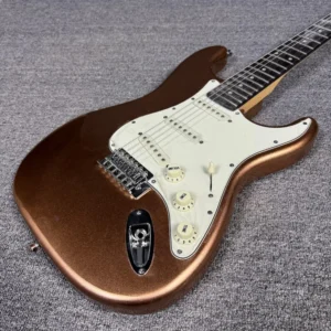 New Arrival Sliver Pink Electric Guitar SSS Pickups 22 Frets for Music Instrument Suitable for Beginners Professionals Perform