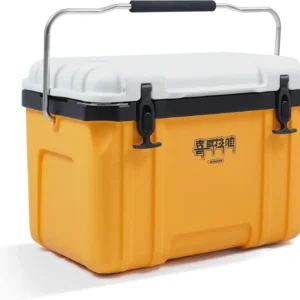 20 Quart Camp Cooler - Insulated Ice Chest 48 Hours Ice Retention Portable Handle - Bear Proof Travel Ice Box for Beach Drink BB