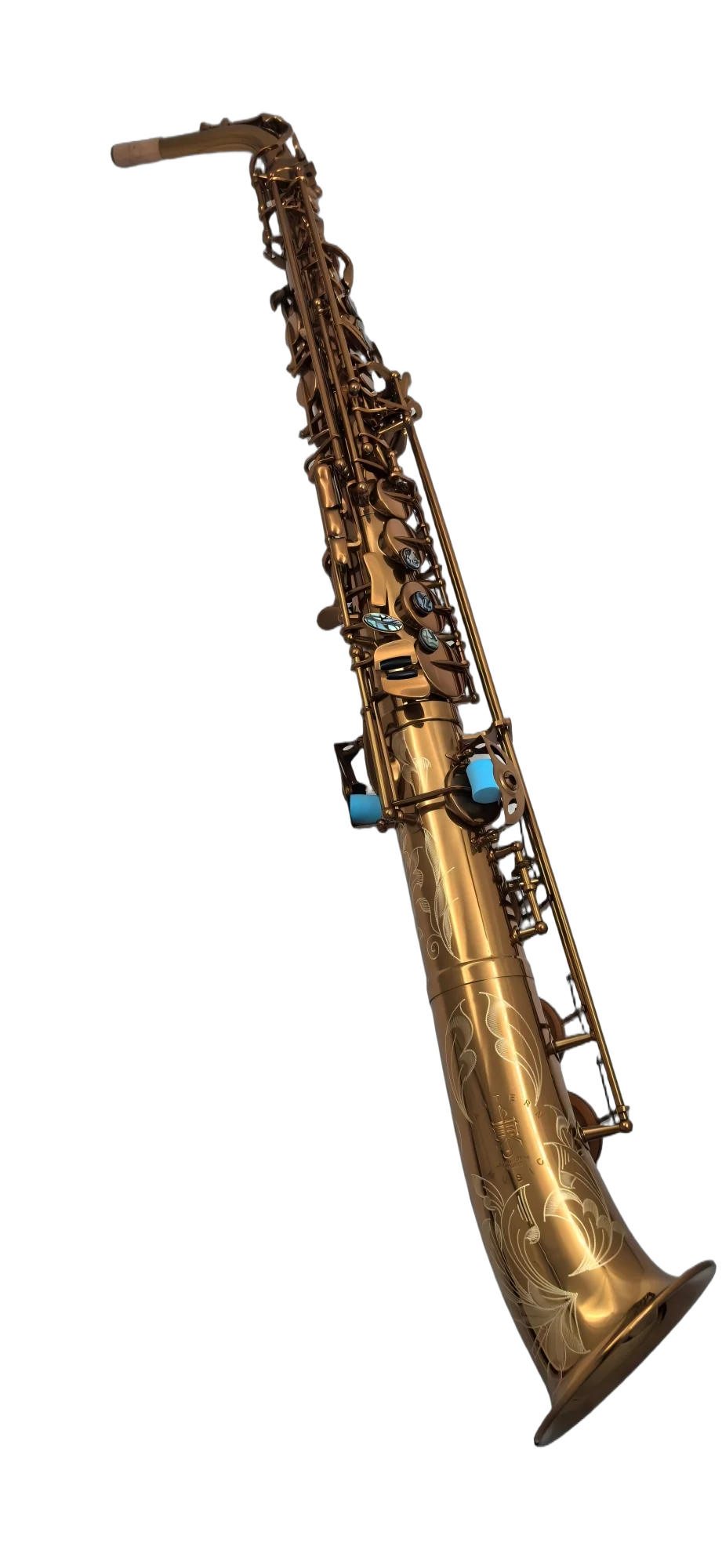 2025 Straight Alto Saxophone – Champagne Gold Lacquer | High F# Key | Warm, Open Sound - Image 2