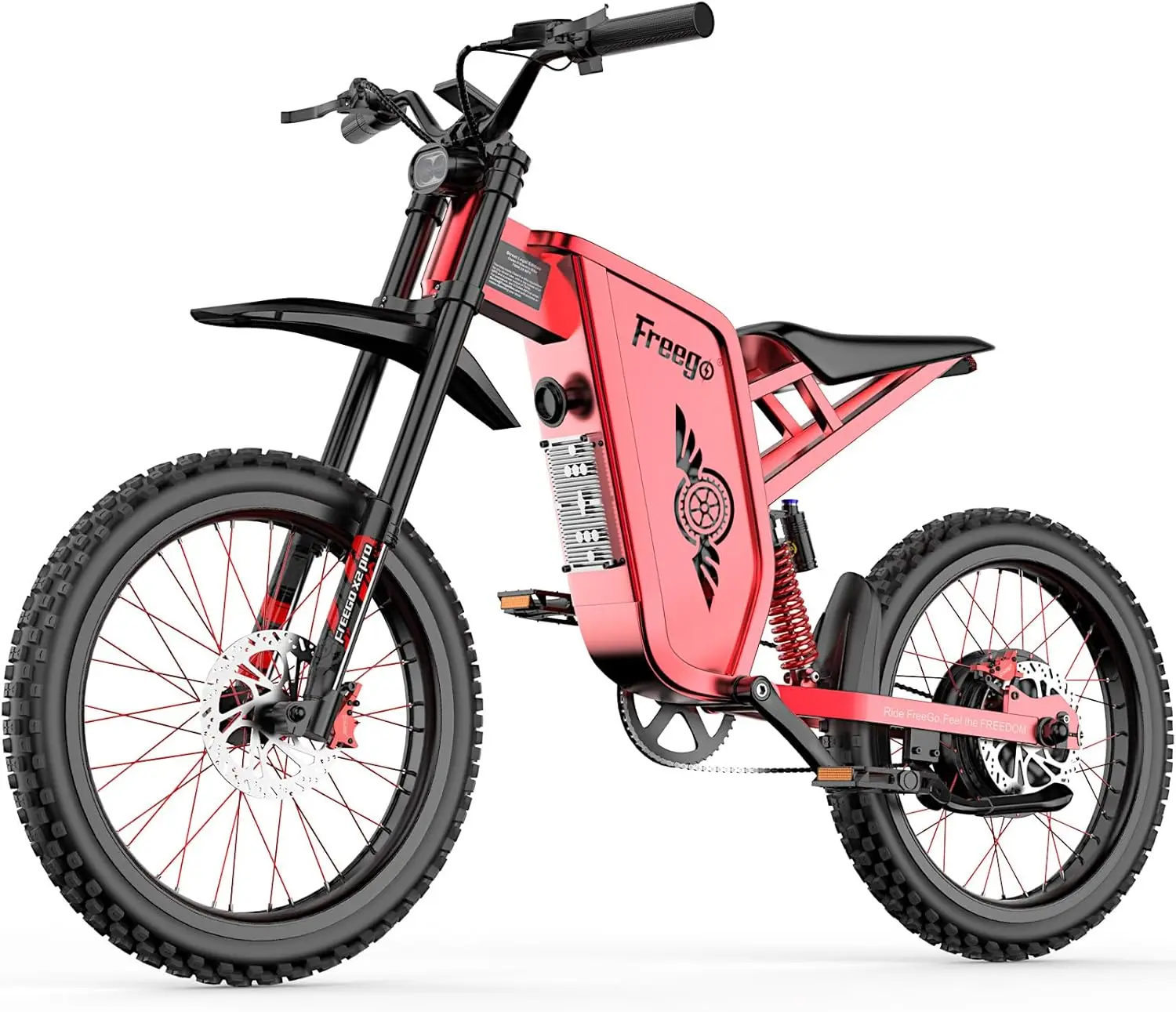 Freego X2 Pro Electric Motorcycle for Adults 6000W Motors 1800wh Lithium Battery 7 Speed 50MPH Off Road Ebike + 2 Year Warranty - Image 9