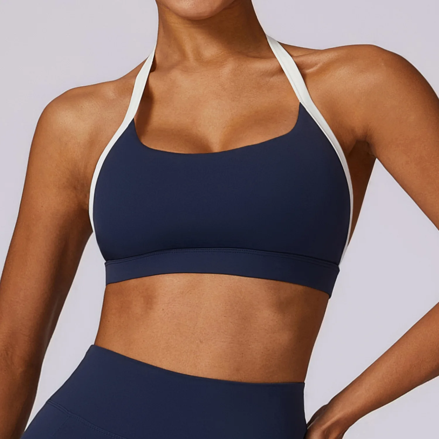 Gym Sport Underwear Sports Bra Anti-sweat Breathable Sexy Yoga Bra Shockproof Crop Top Fitness Top Push up Workout Top Women - Image 9