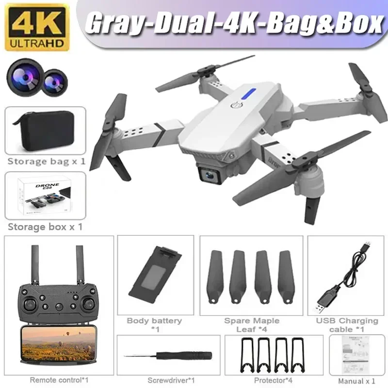 2025 E88Pro RC Drone 4K Professinal With 1080P Wide Angle HD Camera Foldable Helicopter WIFI FPV Height Hold Gift Toy - Image 9