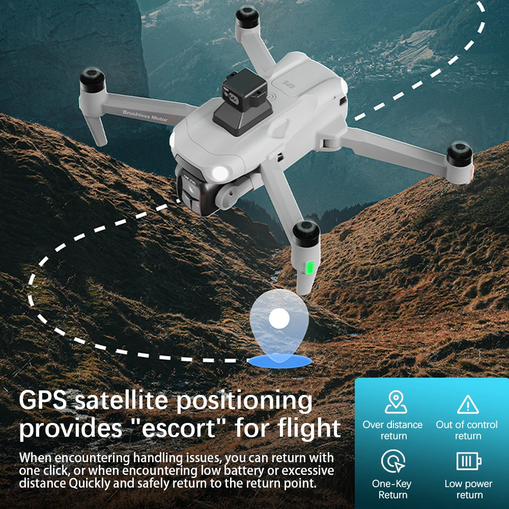 Xiaomi A1R 3S GPS Drone 8K Profesional FPV Brushless Laser obstacle avoidance Aerial Optical Foldable Quadcopter Mini 4K Dron - Image 5