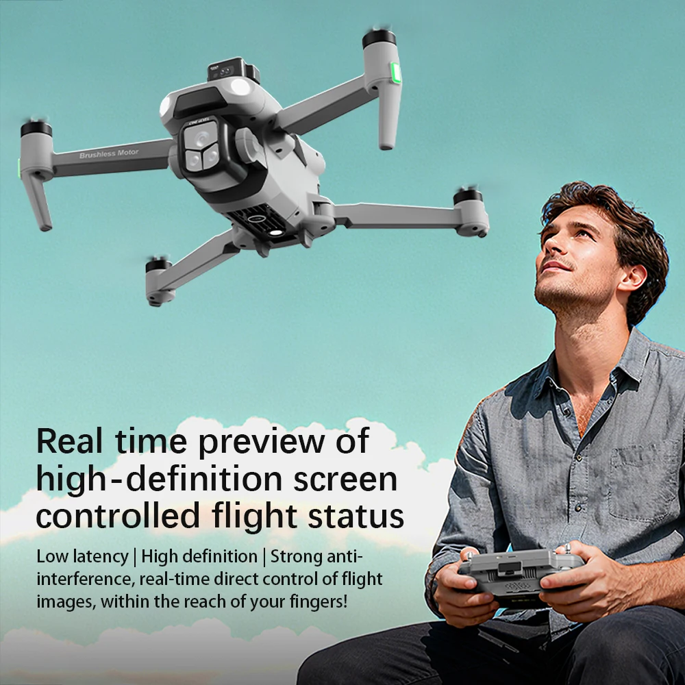 Xiaomi A1R 3S GPS Drone 8K Profesional FPV Brushless Laser obstacle avoidance Aerial Optical Foldable Quadcopter Mini 4K Dron - Image 6