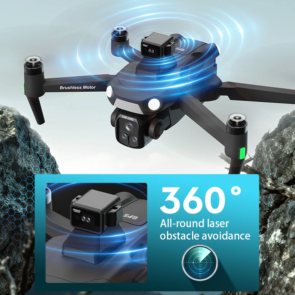 Xiaomi A1R 3S GPS Drone 8K Profesional FPV Brushless Laser obstacle avoidance Aerial Optical Foldable Quadcopter Mini 4K Dron - Image 2