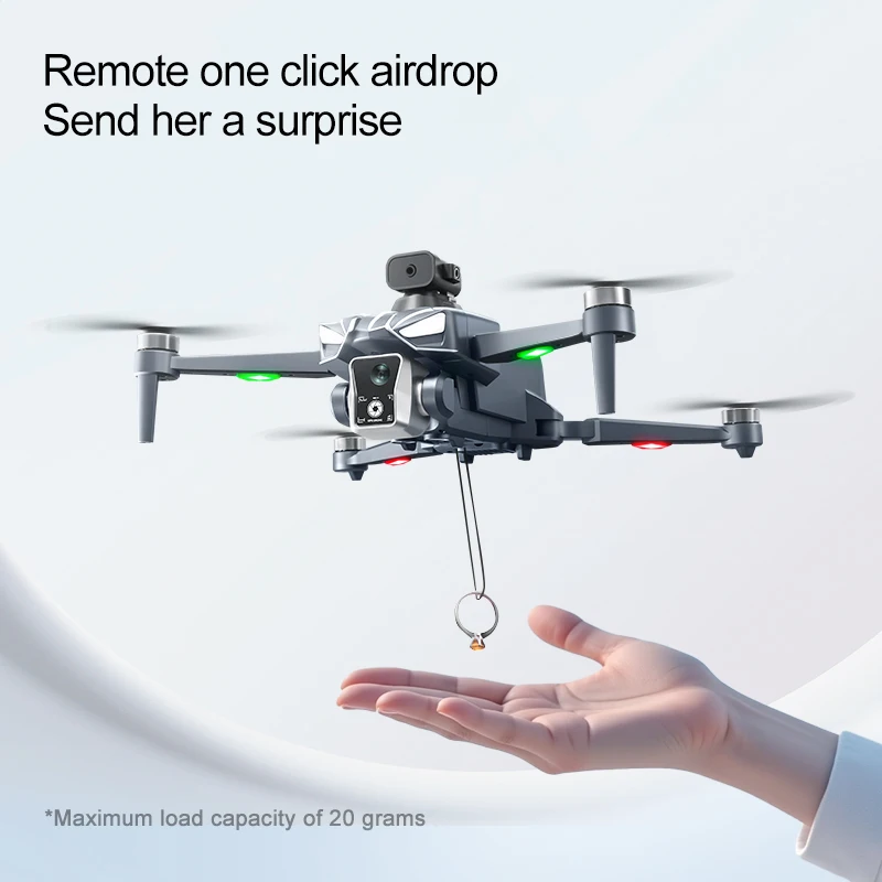 2025 K18Max Airdrop Drone GPS Return 5G 8K HD Camera Screen Remote Omnidirectional Obstacle Avoidance Dron RC Toy Gift For Kid