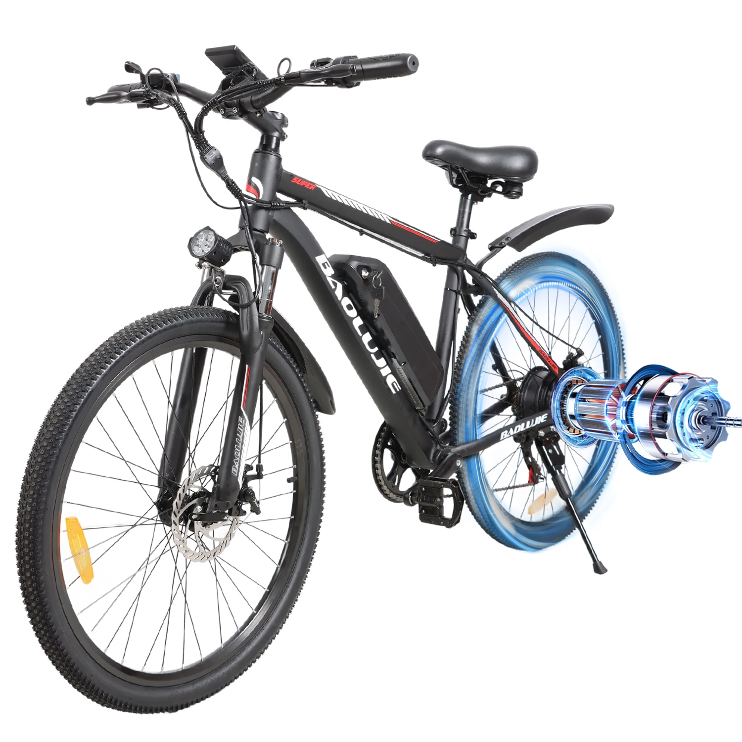 BAOLUJIE DM01 Moto Adults Electric Bicycle 2000W Motor 60V 30AH E bike Mountain Bike 42MPH Electric Dirt Bike【1 Year Warranty】 - Image 7